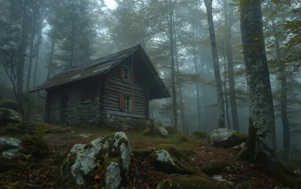 A cabin in the forest