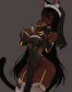 Felicia | Ebony Nun Slave