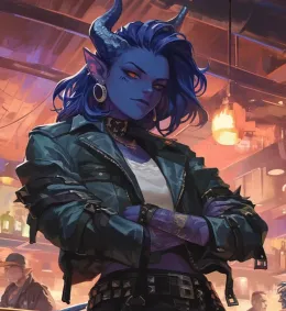 Rose, the Tiefling Biker || WLW