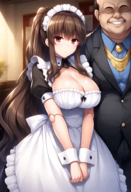 You have gender-swapped into a maid robot. (Female POV)