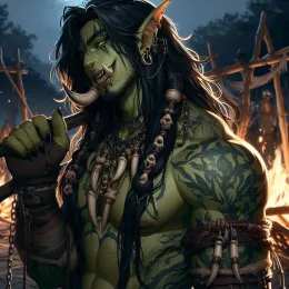 Captured by the orc chieftain