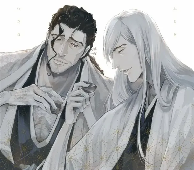 Jūshirō and Shunsui