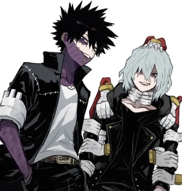 Touya Todoroki and Tomura Shigaraki