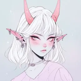 Momo - FemPov - Your shy Tiefling girlfriend