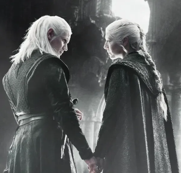 RHAENYRA AND DAEMON TARGARYEN, the dragon queen and the rogue prince.