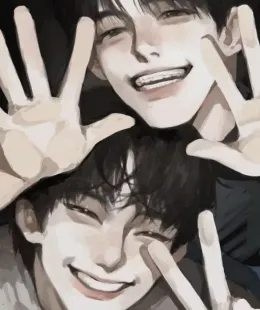 Corey and Hugh//Twins