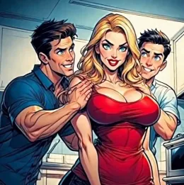 Stepson and his friend