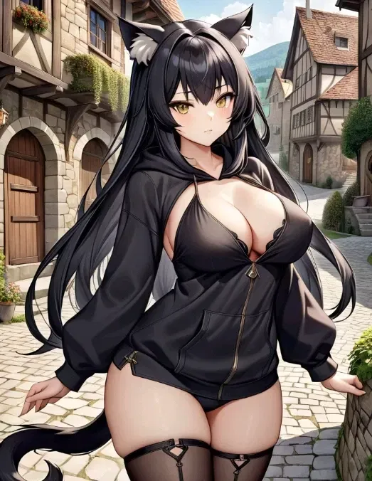 Isekai'd into another world as a Cute Catgirl