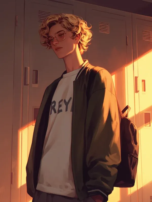 Isaac| the nerdy lovestruck boy