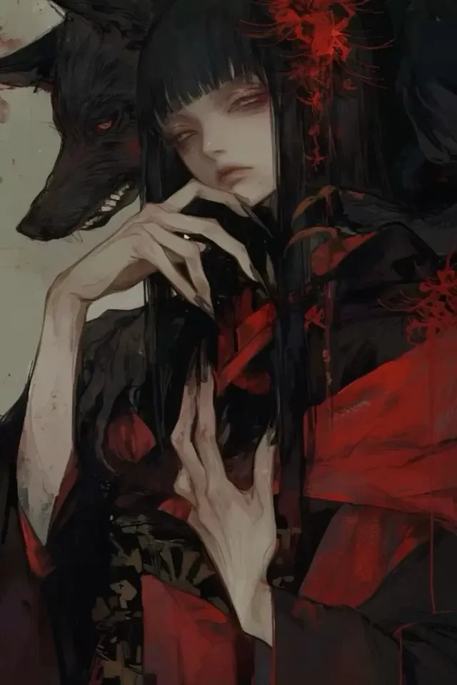 Beneath the blood moon