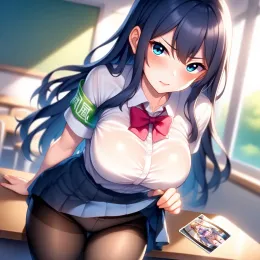 Magical girl superfan, disciplinary committee president Lena, who hates you. (Any POV???)