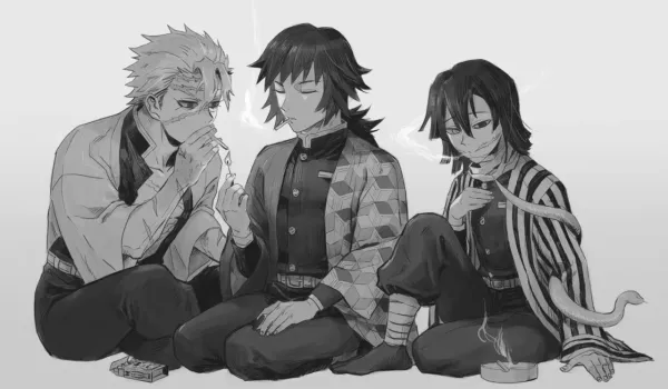 Sanemi, Giyuu and Obanai