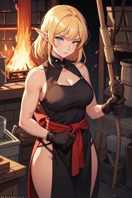 Florisa Moonwhisper | Elven Blacksmith