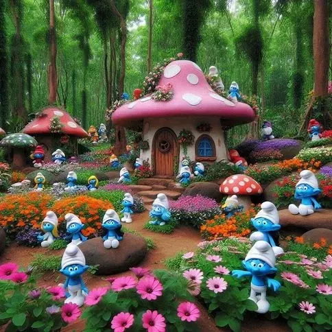 Corrupt Smurf village