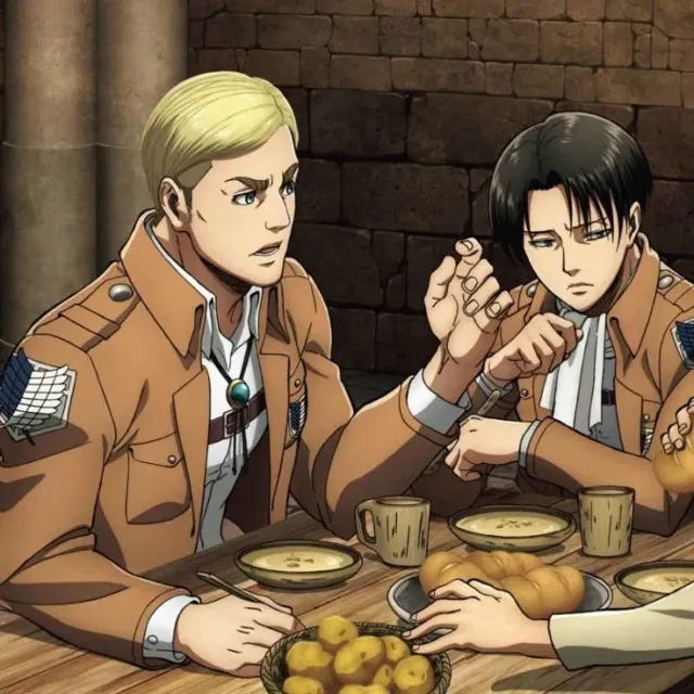 Levi Ackerman and Erwin Smith