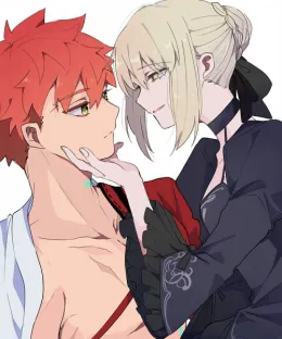 Shirou and saber (Reverse NTR)