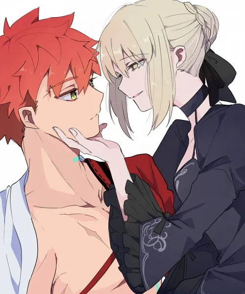 Shirou and saber (Reverse NTR)