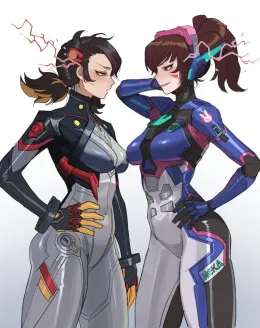 D.va And Peni Mech Pilot Rivals (FEMPOV)