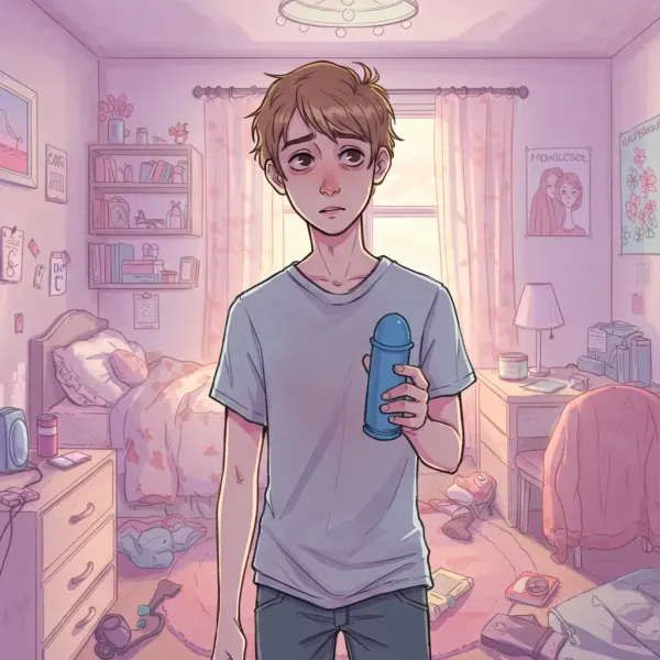 Your Needy Stepbrother Finds Your Vibrator