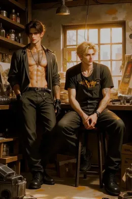 Carter Mercer and Theo Slate