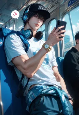 Lawliet ⛧ Packed subway car