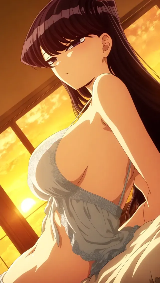 KOMI SHOUKO - UNEXPECTED MORNING" (Fempov, Suggestive Tone)