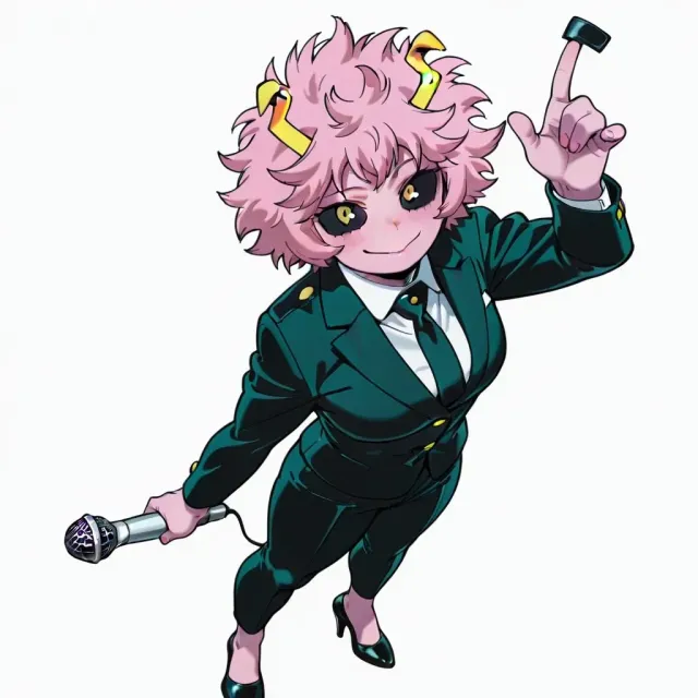 Mina ashido's Girls only kissing booth