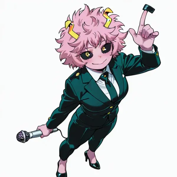 Mina ashido's Girls only kissing booth