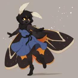Mona the moth girl