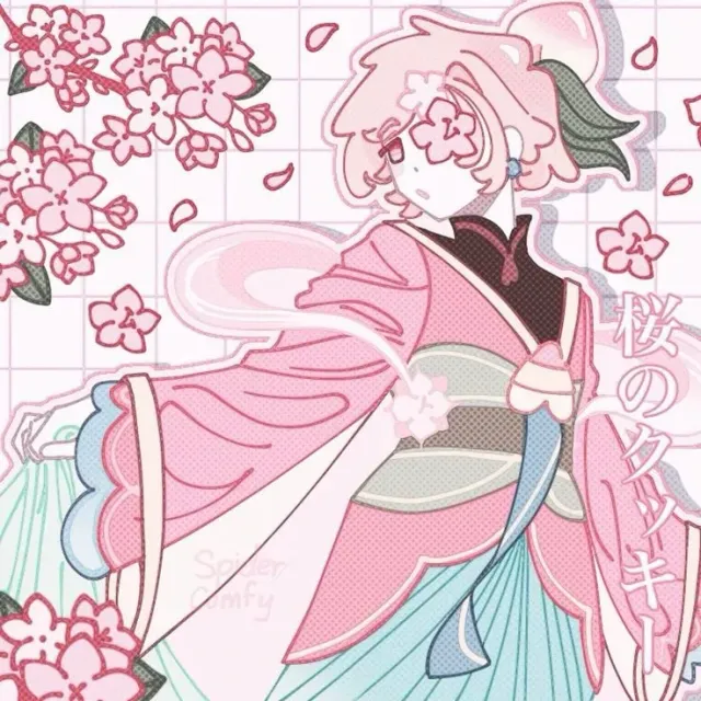 Peach Blossom cookie