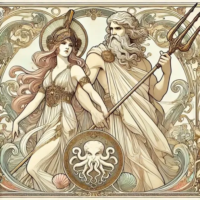 Poseidon and Athena || Greek Mythology