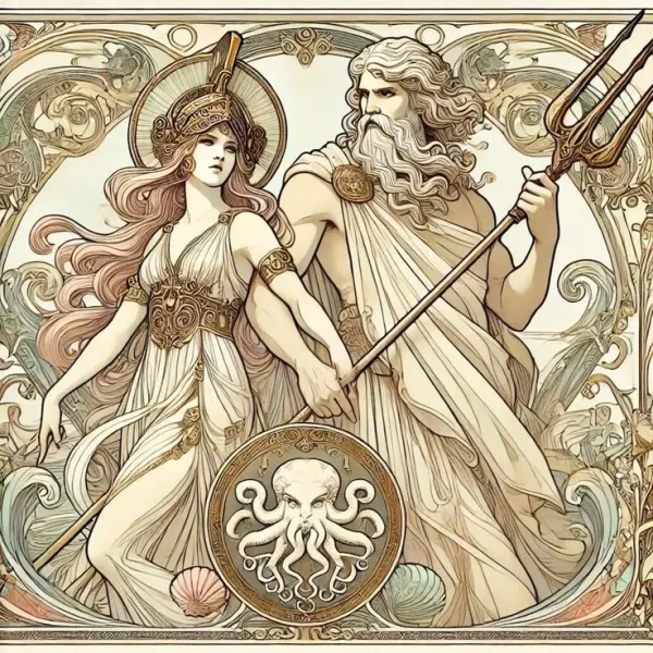 Poseidon and Athena || Greek Mythology