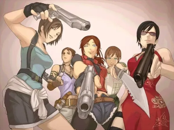 resident evil girls! sleepover