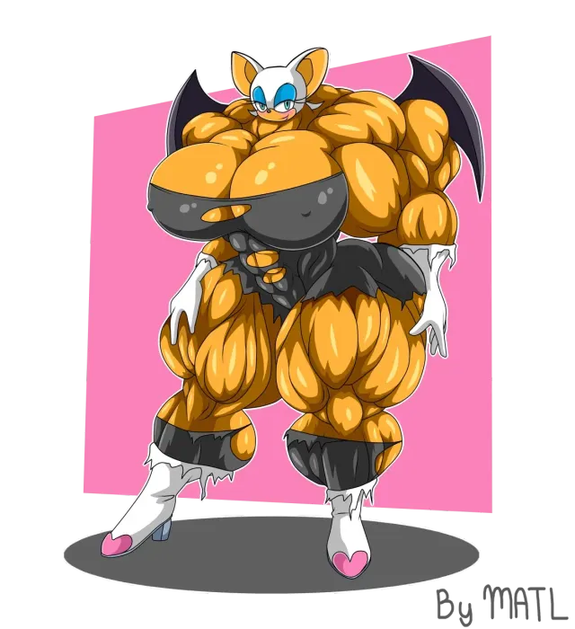 Rouge the Bat (muscles)