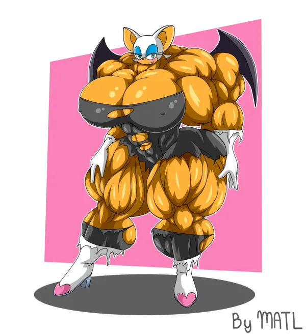 Rouge the Bat (muscles)