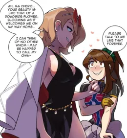 Serena x Gloria adult AU