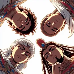 Some ancient Egyptians mistake you for a god