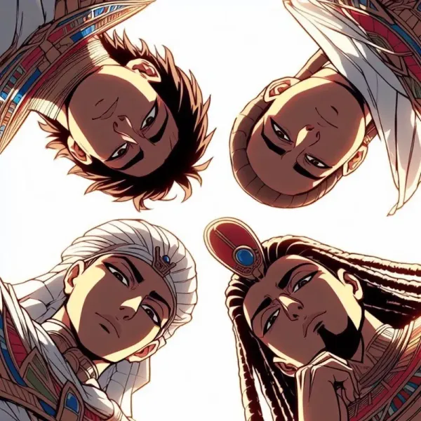 Some ancient Egyptians mistake you for a god