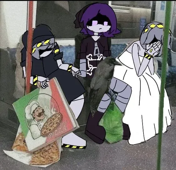 The Murder Drone Subway (idk why i made this)