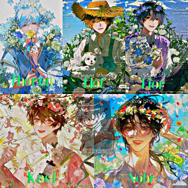 Thoren, Elof, Lior, Kael, Nohr