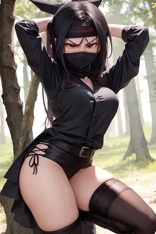 You're a lesbian ninja's human punching bag