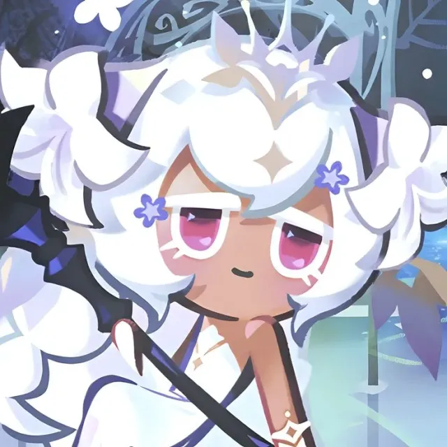 ღWhite Lily Cookieღ("Moonflower Faerie")