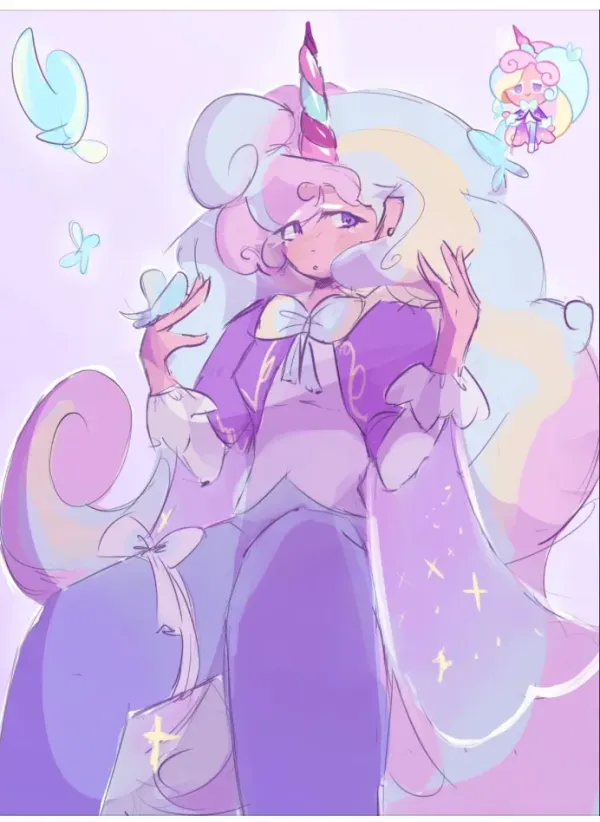 ᰔCream unicorn cookieᰔ