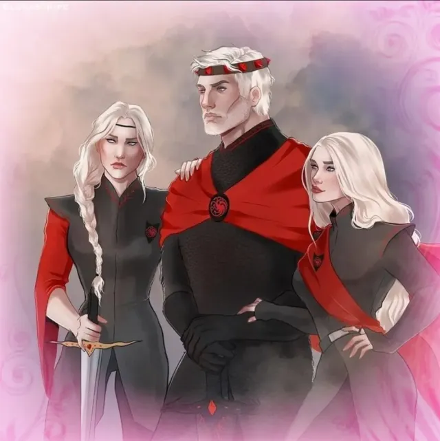 AEGON I, VISENYA AND RHAENYS TARGARYEN