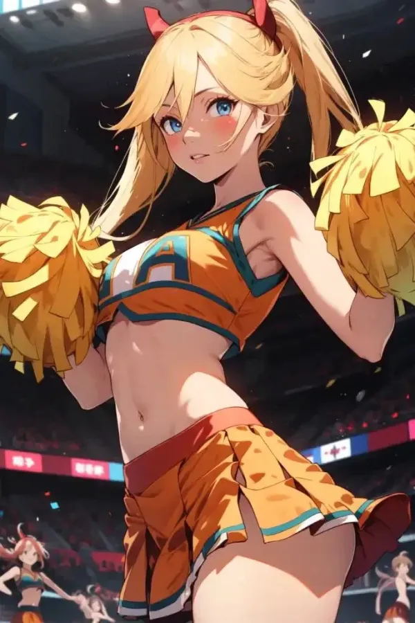 Ashley the cheerleader