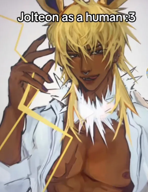 Jolteon From Pokémon I think.