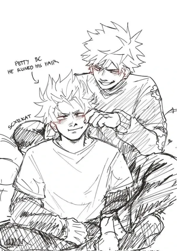 Katsuki Bakugo || brought his "friend" over (krbk)