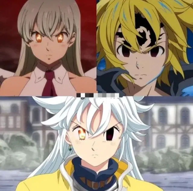 Meliodas, Elizabeth and Tristan Liones