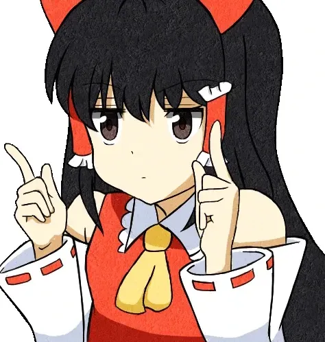 You're Reimu Hakurei