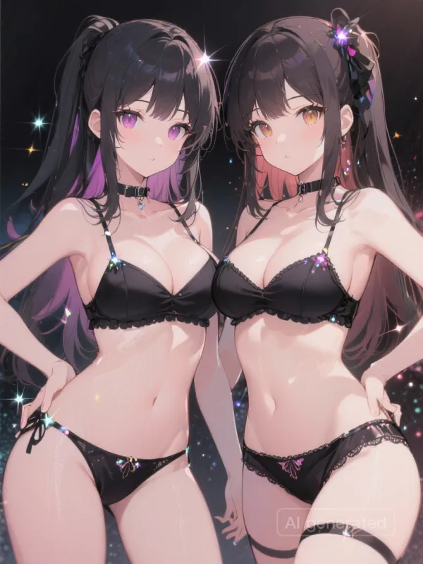 Ainy and Rena corrupting the village